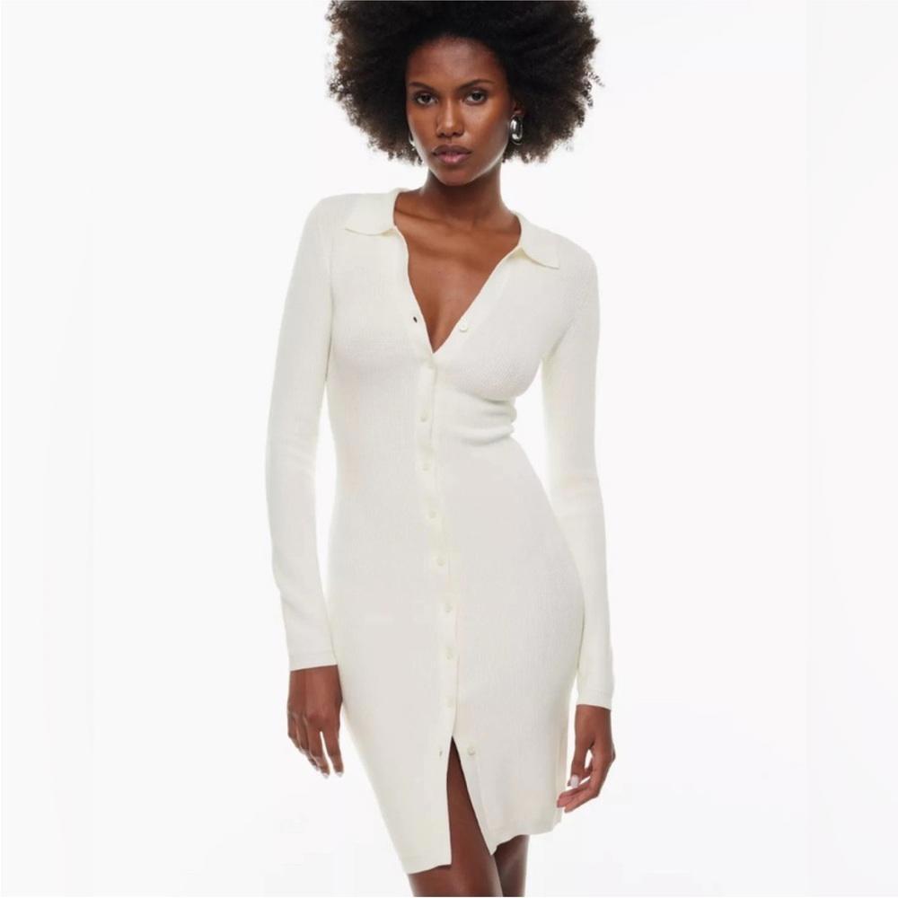 Aritzia Wilfred Cove Dress in Light Birch